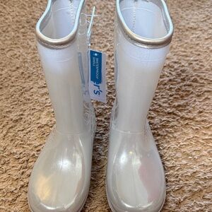 Carter's Sparkling Silver Kids Boots
